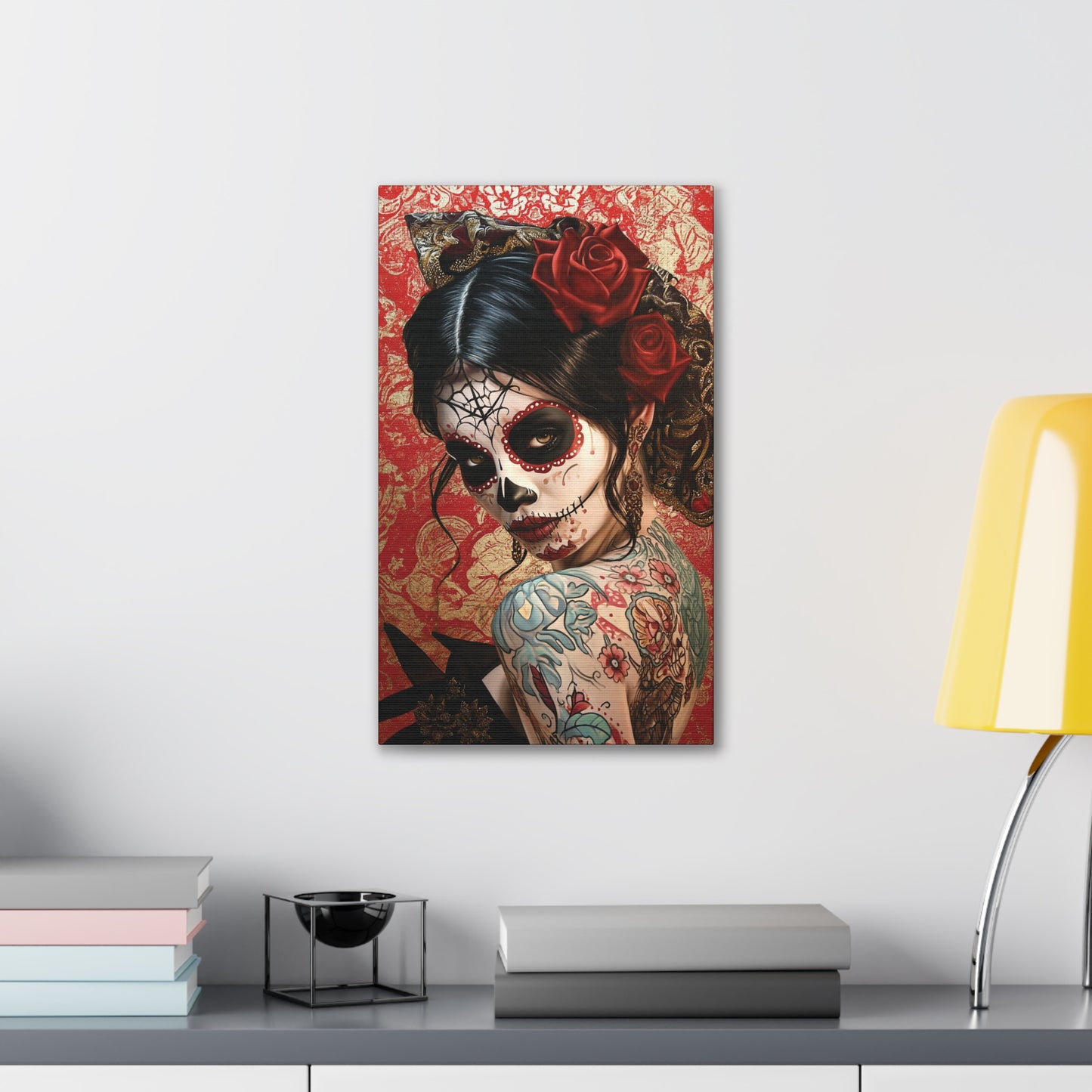 Day of the Dead 3 Canvas Stretched, 0.75"