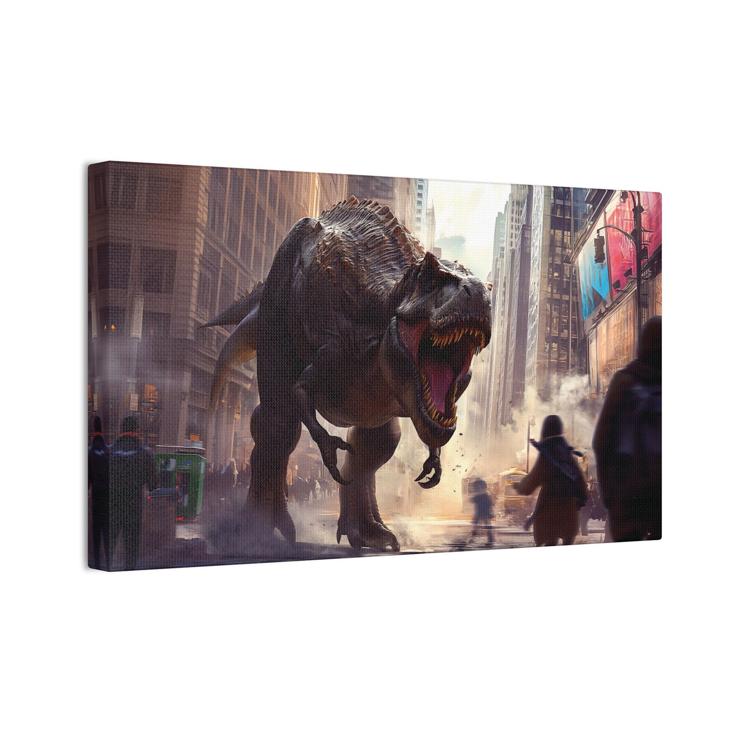 T-Rex Terror 6 Canvas Stretched, 0.75"