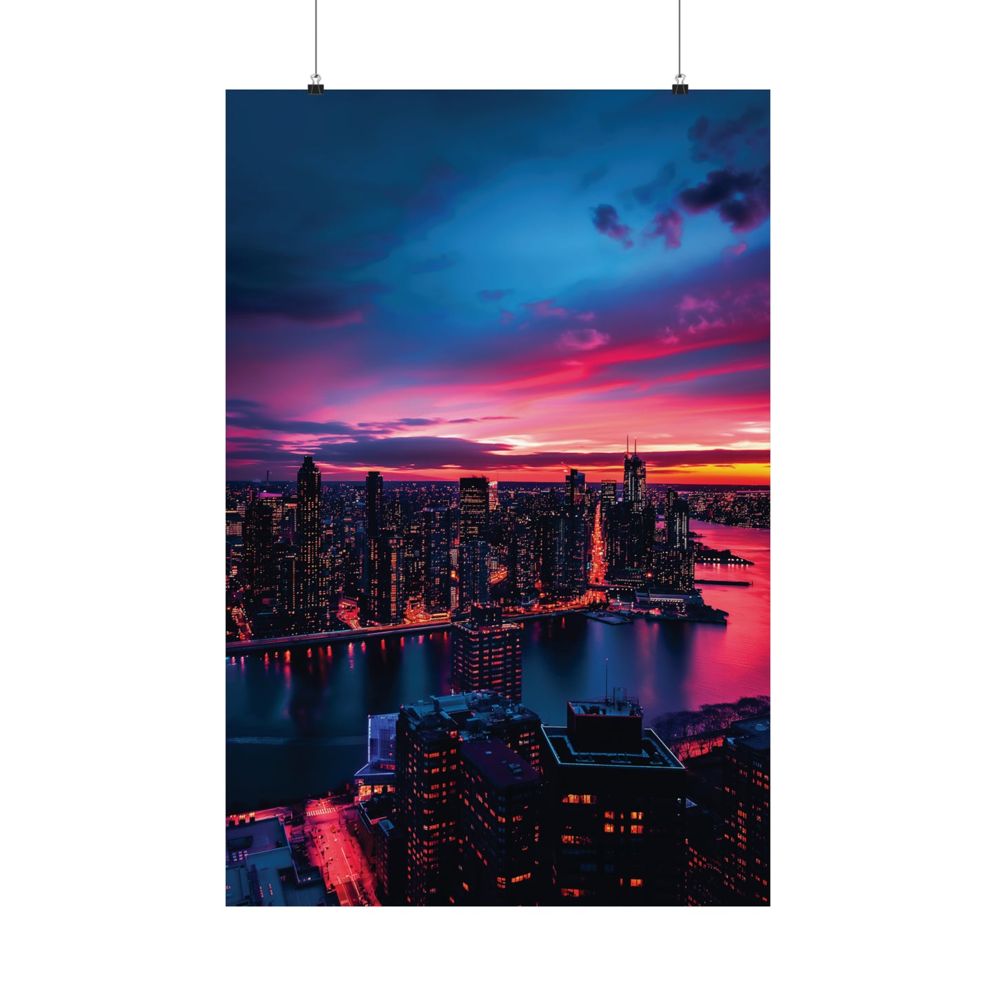 New York 2 Matte Vertical Posters