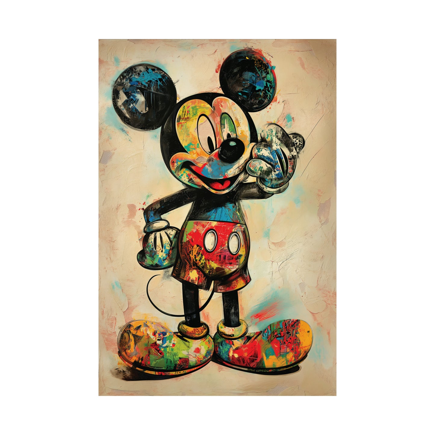 Mick the Mouse 1 Matte Vertical Posters