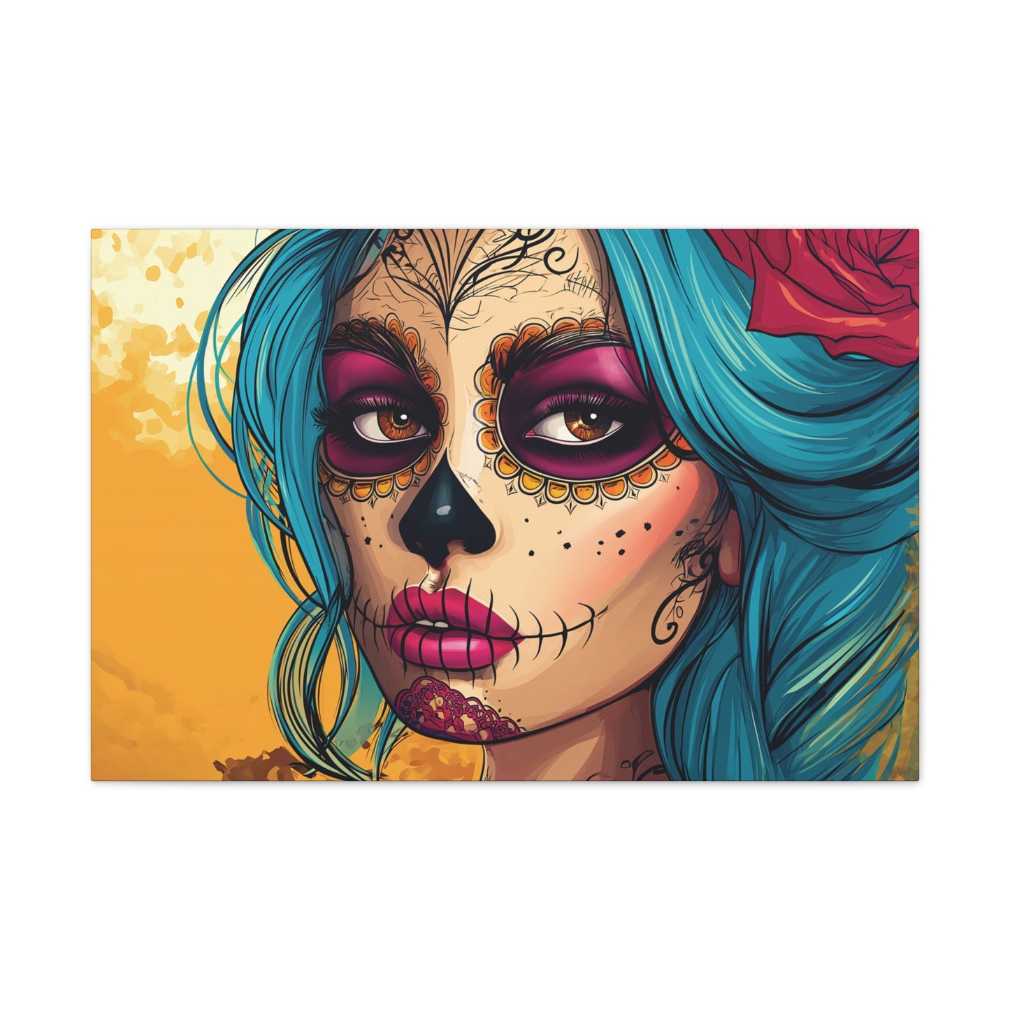 Day of the Dead 16 Canvas Stretched, 0.75"