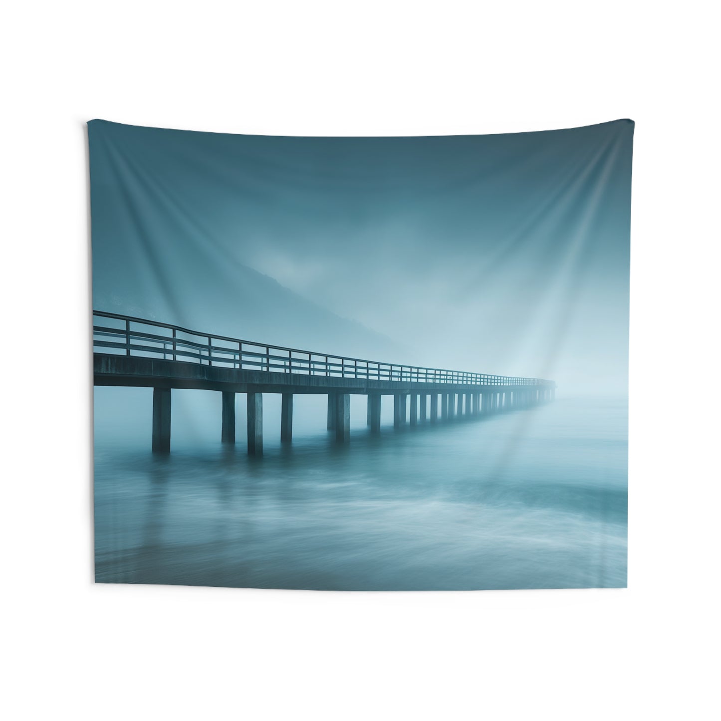 Misty Pier 1 Indoor Wall Tapestries