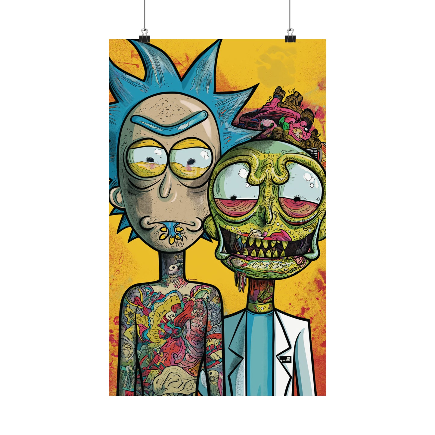 Rick 4 Matte Vertical Posters