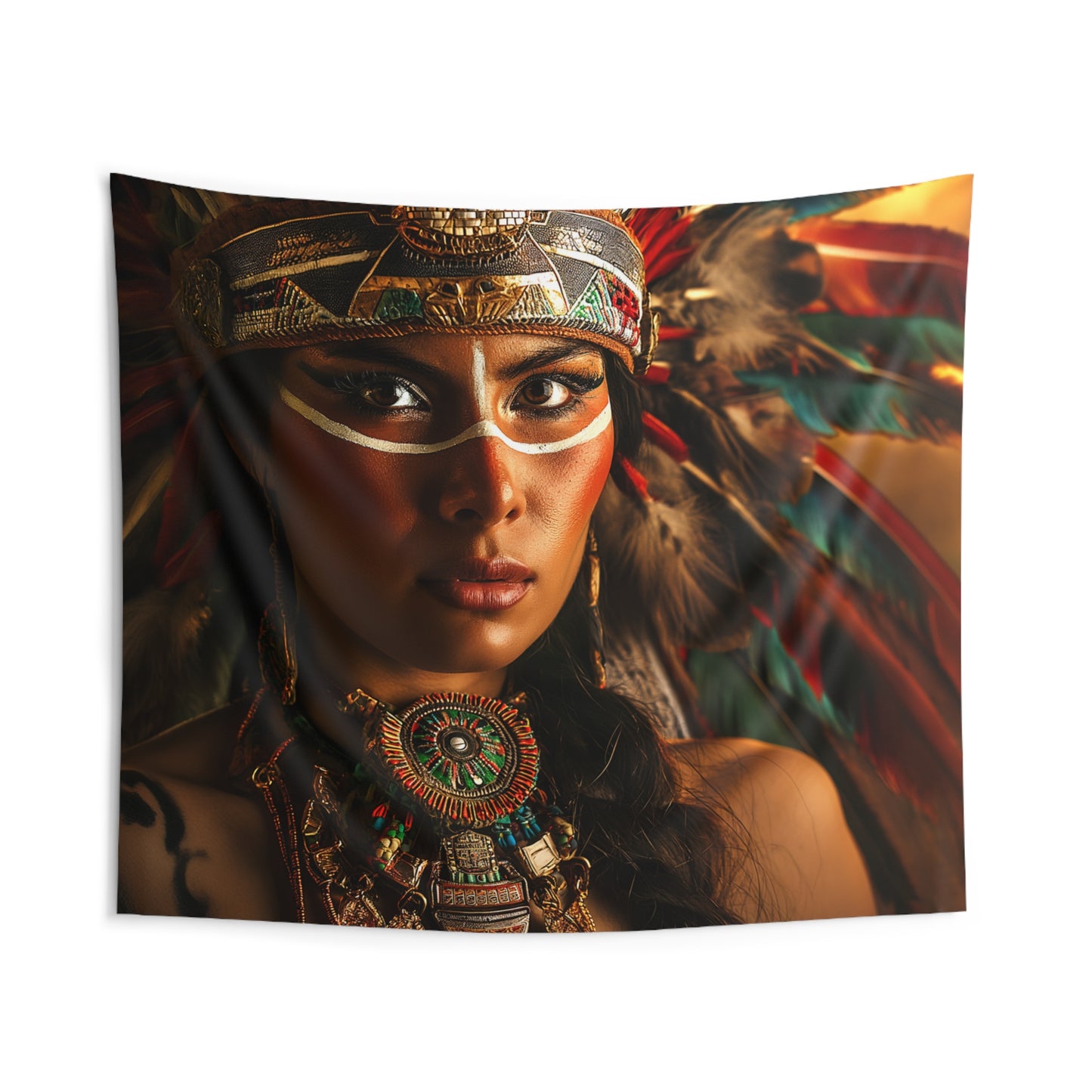 Warrior Girl 1 Indoor Wall Tapestries