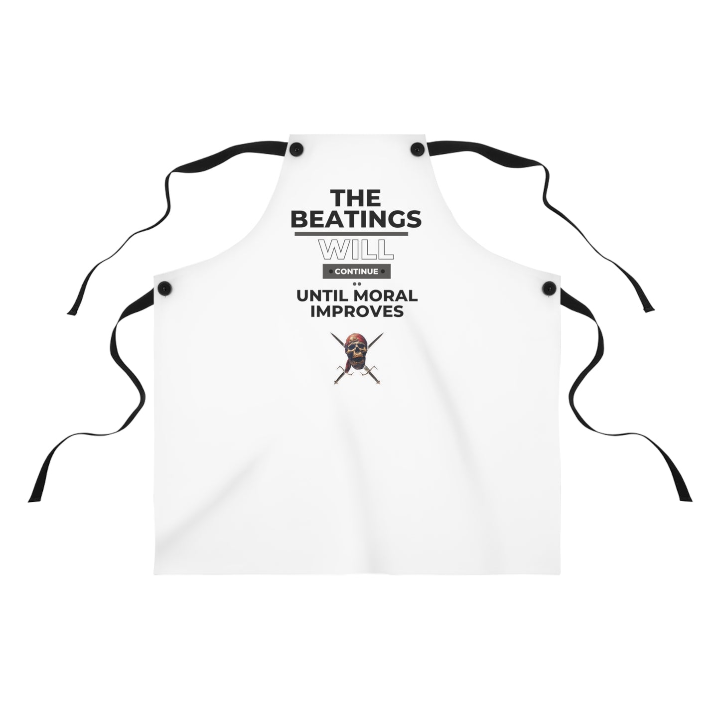 The Beatings Continue Apron (AOP)