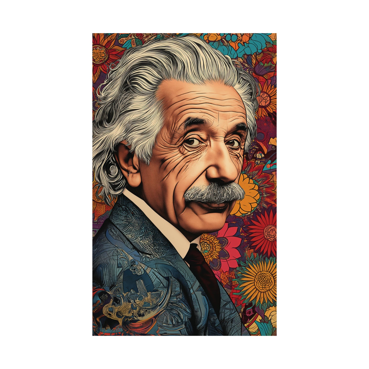 Einstein 1 Matte Vertical Posters