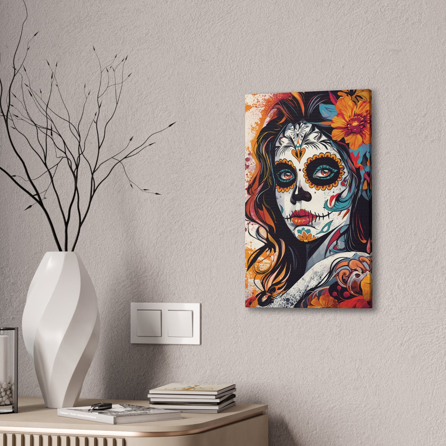 Day of the Dead 8 Canvas Stretched, 0.75"