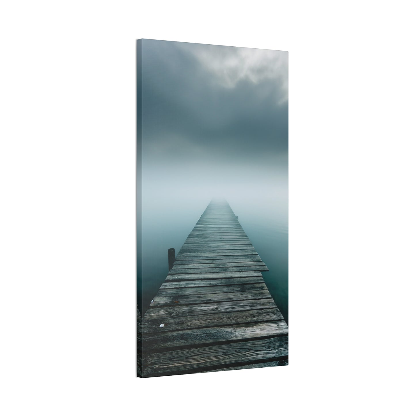 Misty Pier 1 Canvas Stretched, 0.75"