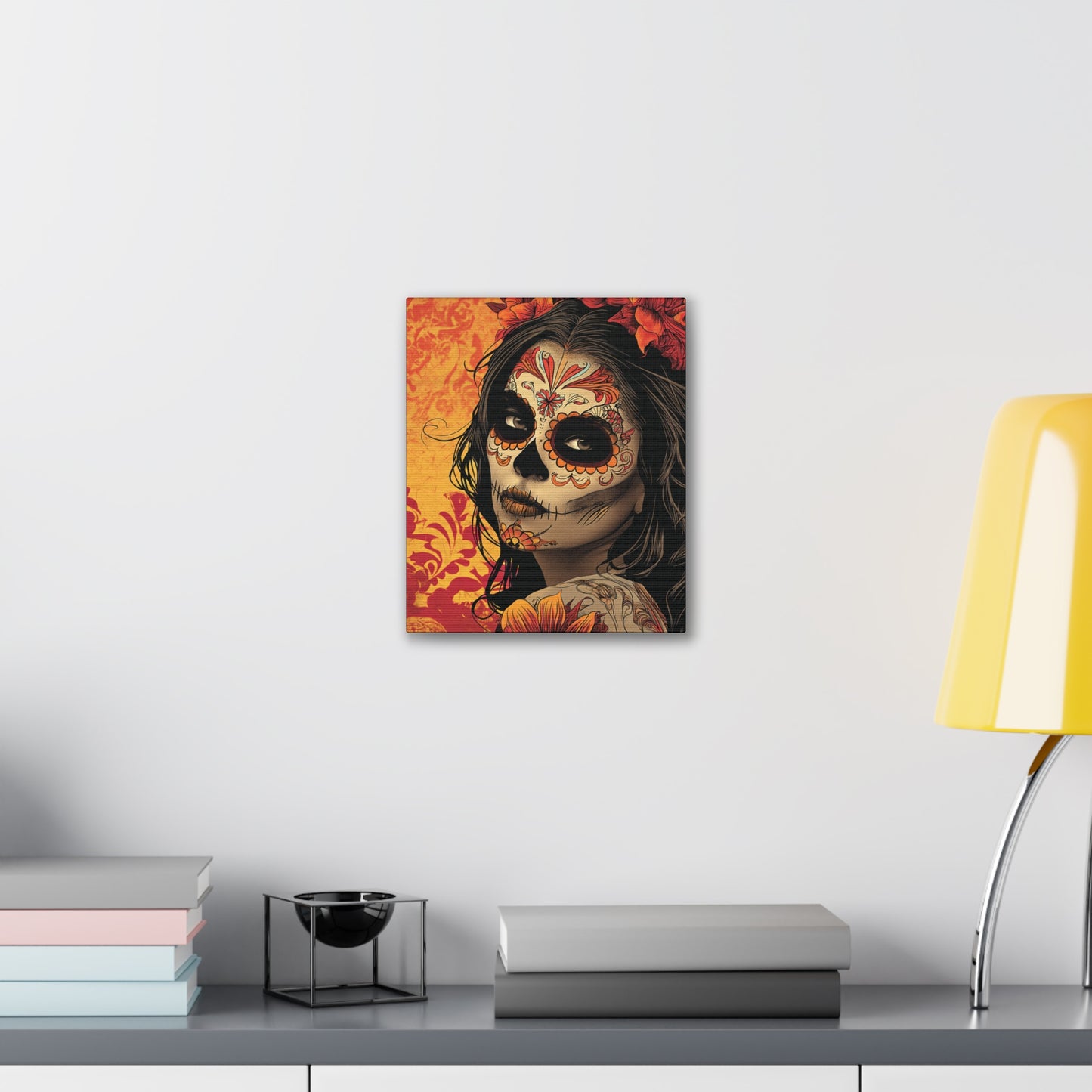 Day of the Dead 9 Canvas Stretched, 0.75"