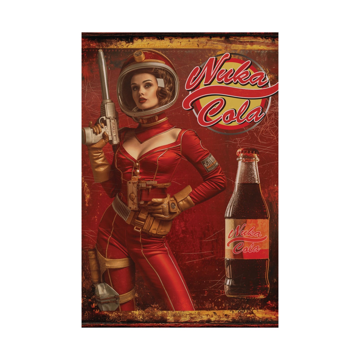 Nuka-Cola Sign Matte Vertical Posters