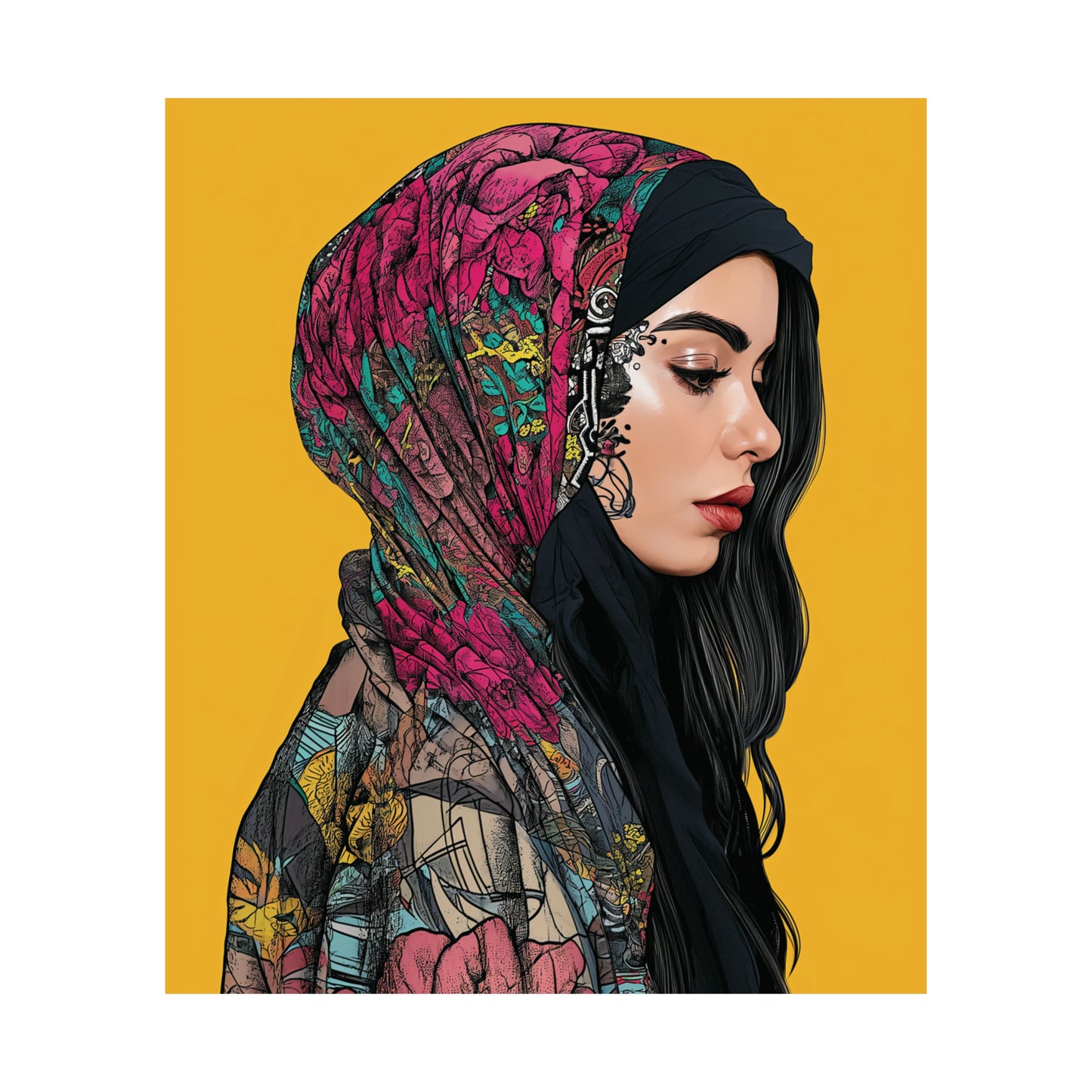 Girl 1 Matte Vertical Posters