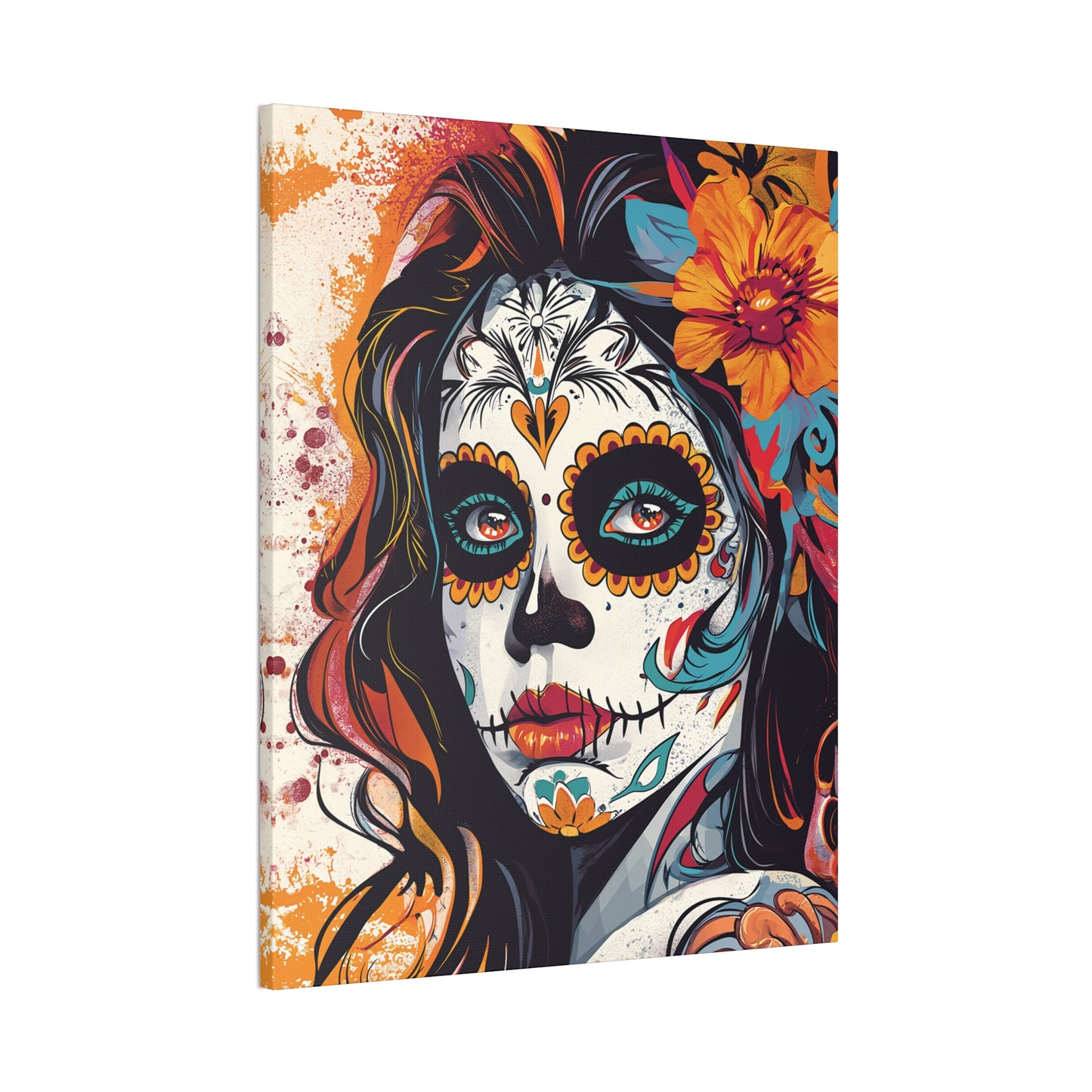 Day of the Dead 8 Canvas Stretched, 0.75"