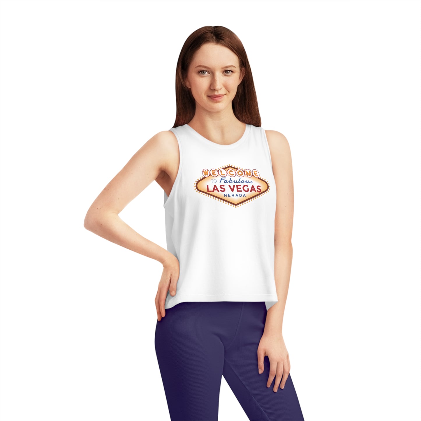 Las Vegas 3 Women's Dancer Cropped Tank Top