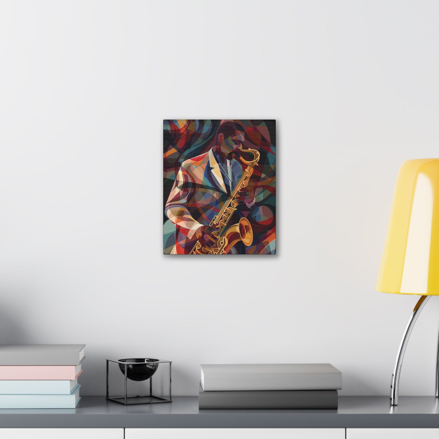 Saxophone Canvas Stretched, 0.75"