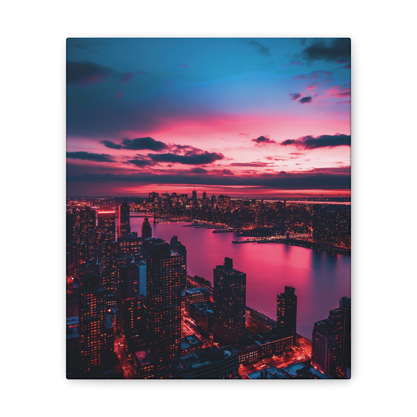 New York 3 Canvas Stretched, 0.75"