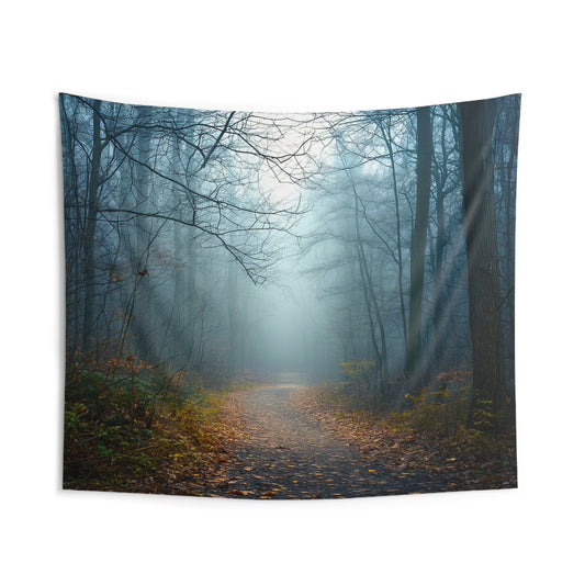 Misty Woods 1 Indoor Wall Tapestries