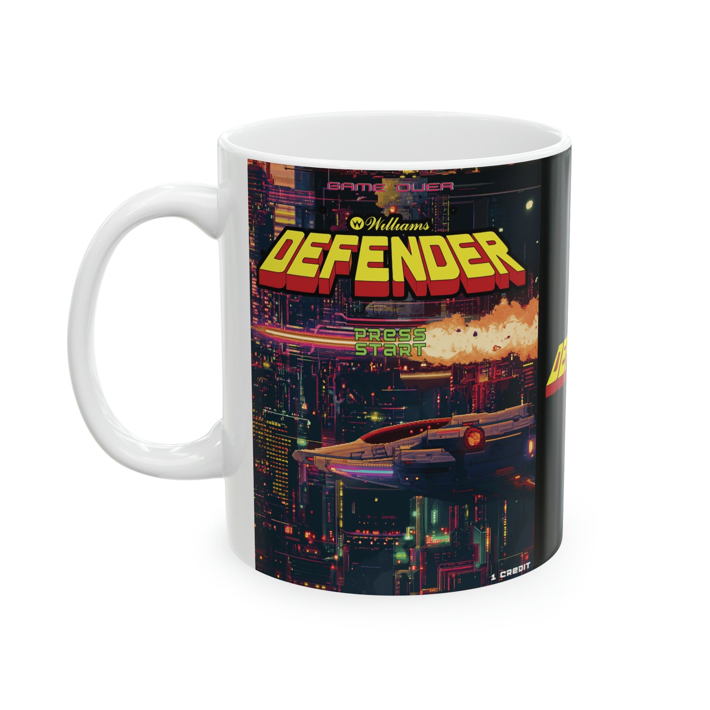 Defender Cup Ceramic Mug 11oz