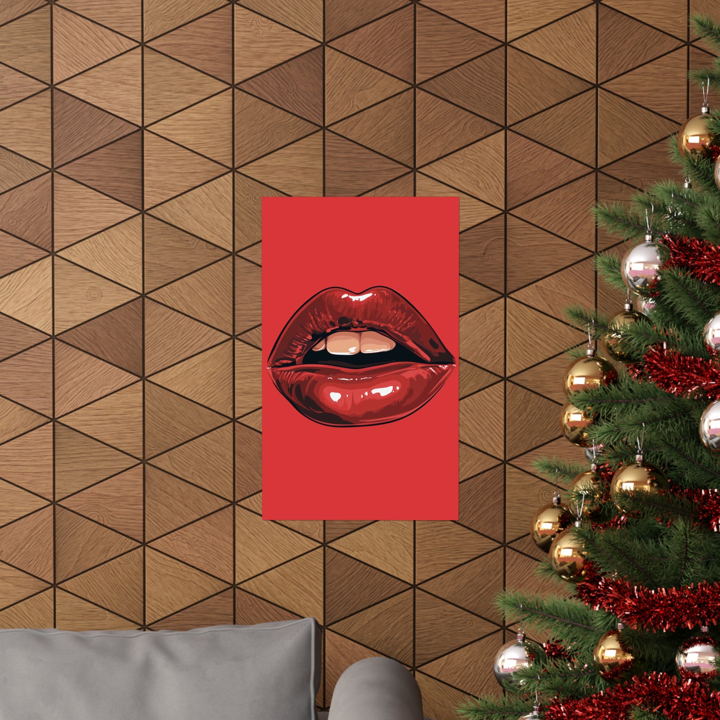 Lips 3 Matte Vertical Posters