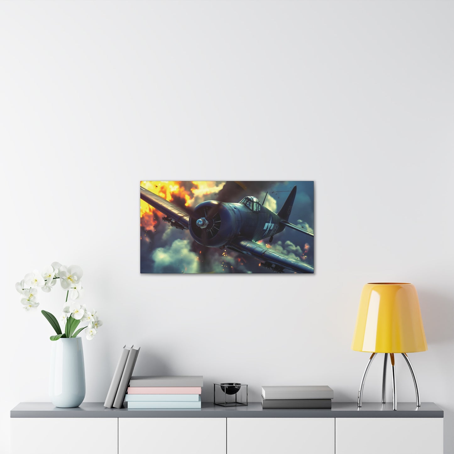 WWII Fighter 2 Canvas Stretched, 0.75"