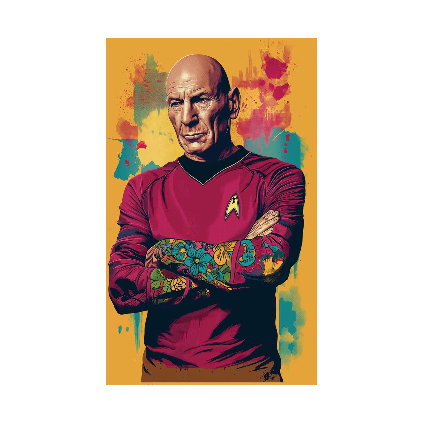 Picard 1 Matte Vertical Posters