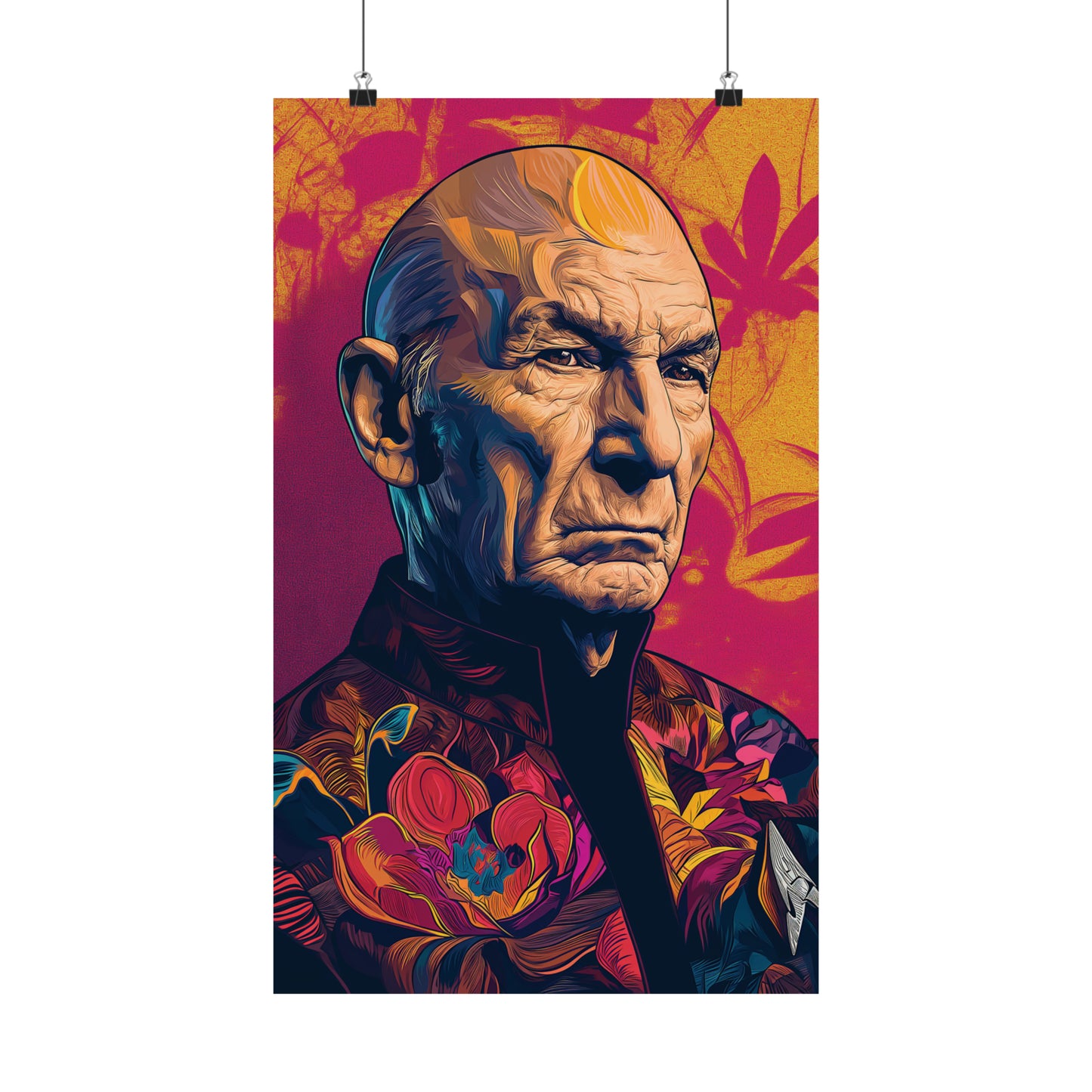 Picard 1 Matte Vertical Posters