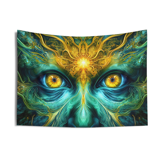 Eyes 1 Indoor Wall Tapestries