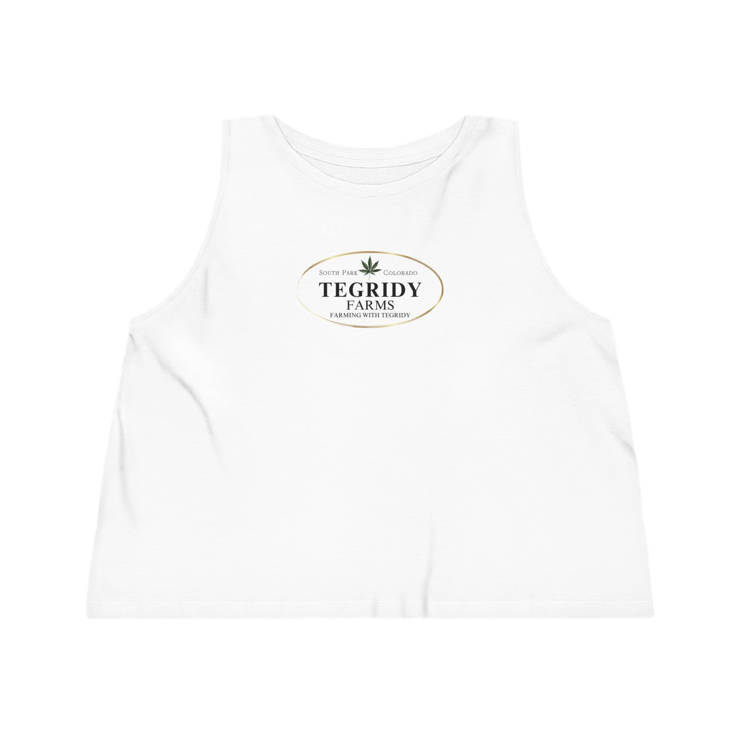 Tegridy South Park Women's Dancer Cropped Tank Top