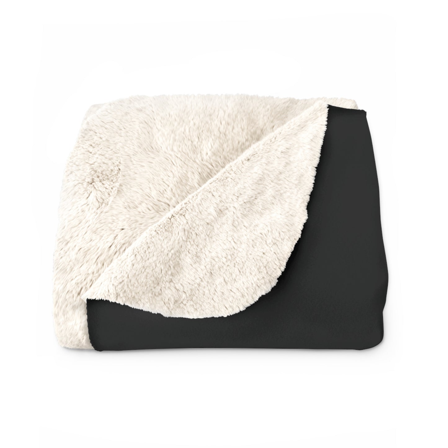 I Can't Black Sherpa Fleece Blanket