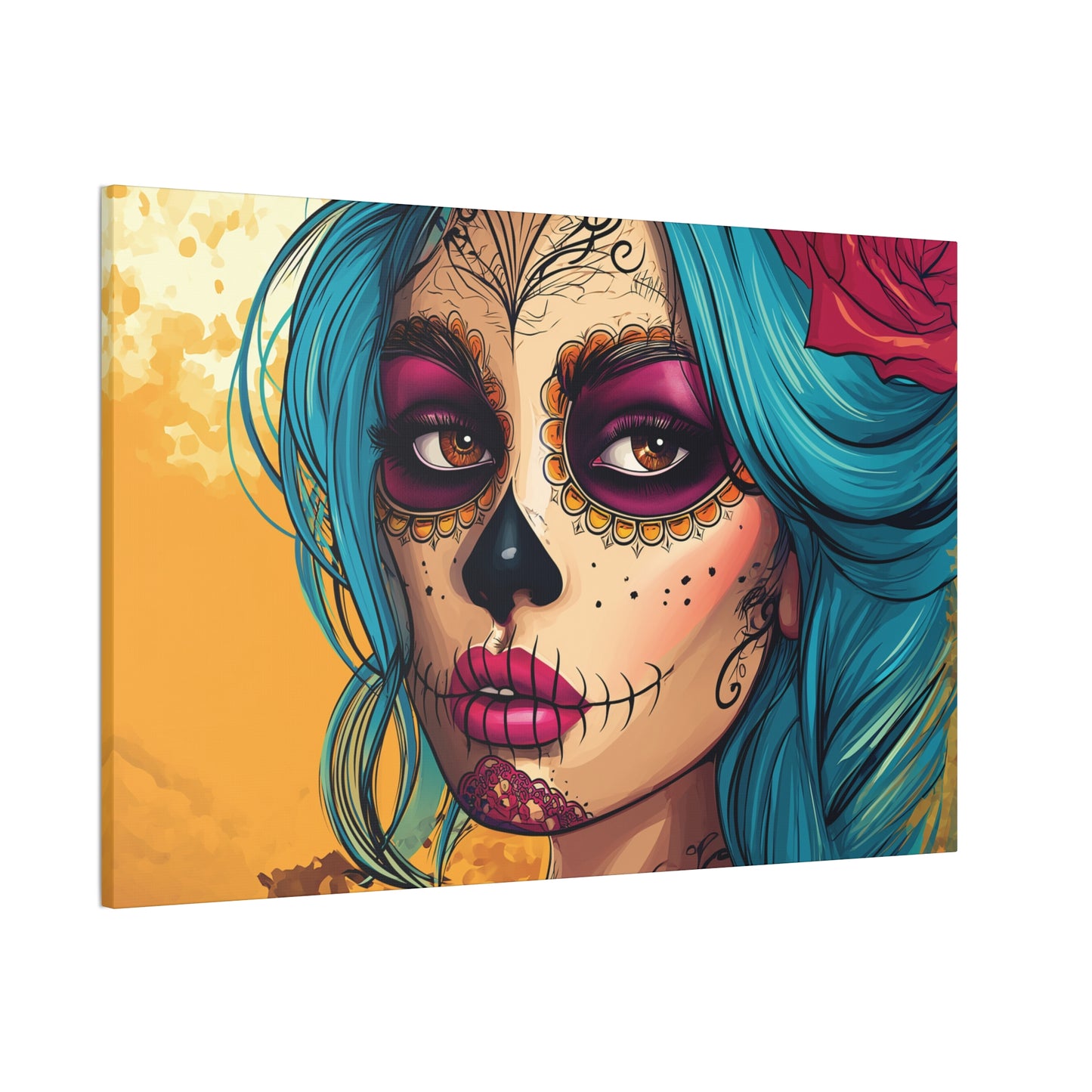 Day of the Dead 16 Canvas Stretched, 0.75"