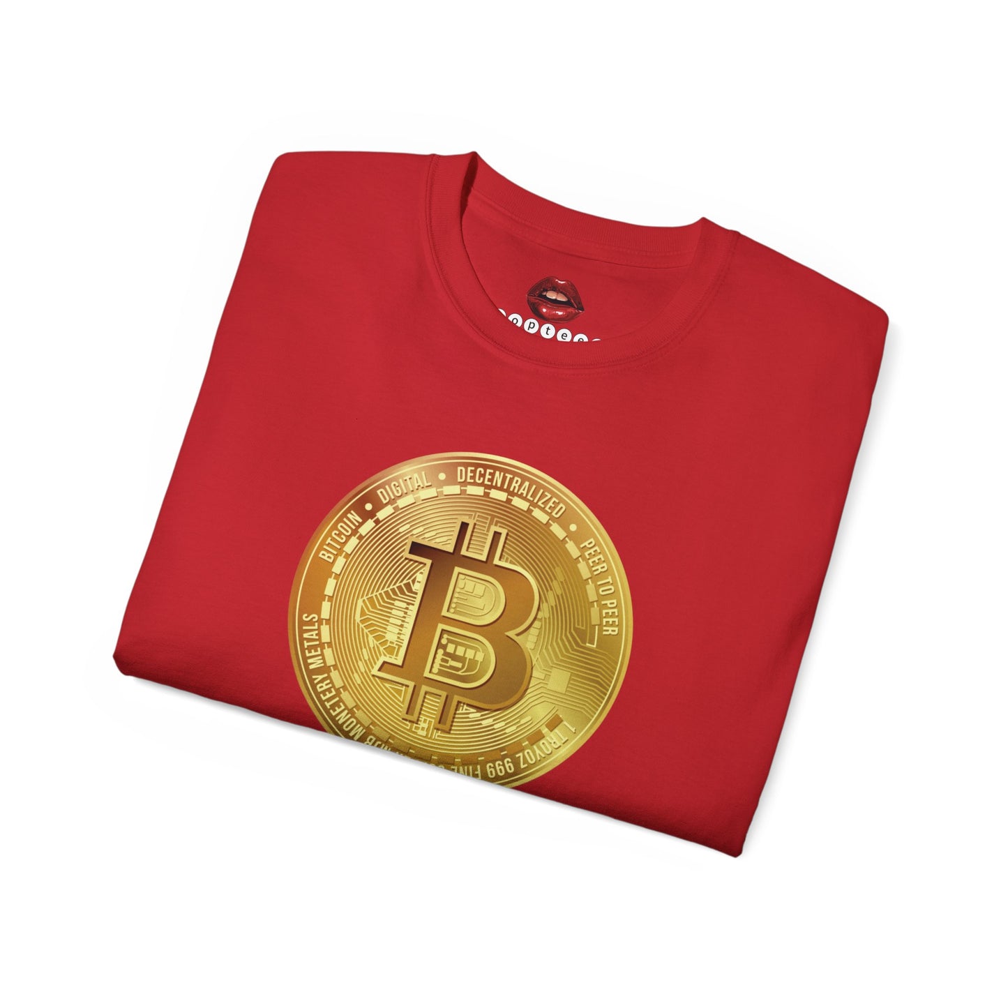 Bitcoin Coin Unisex Ultra Cotton Tee