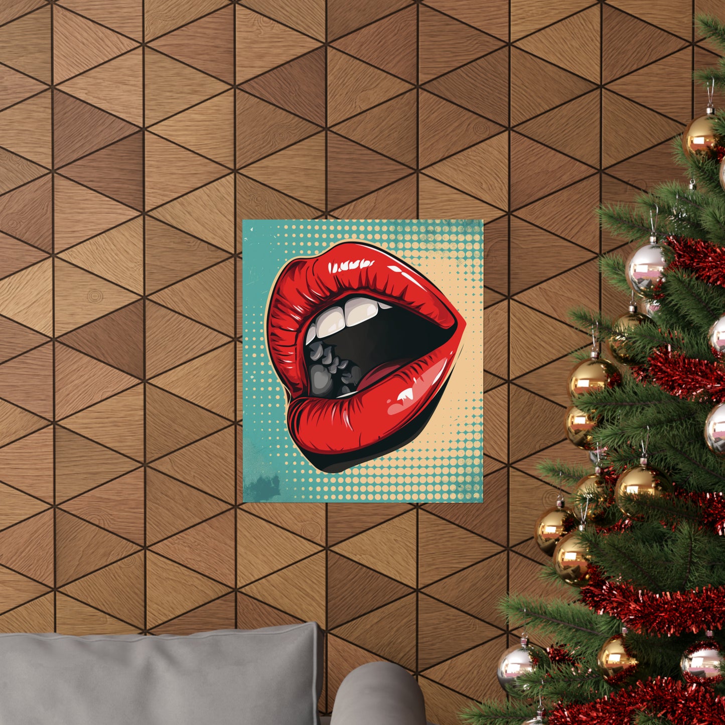 Lips 2 Matte Vertical Posters