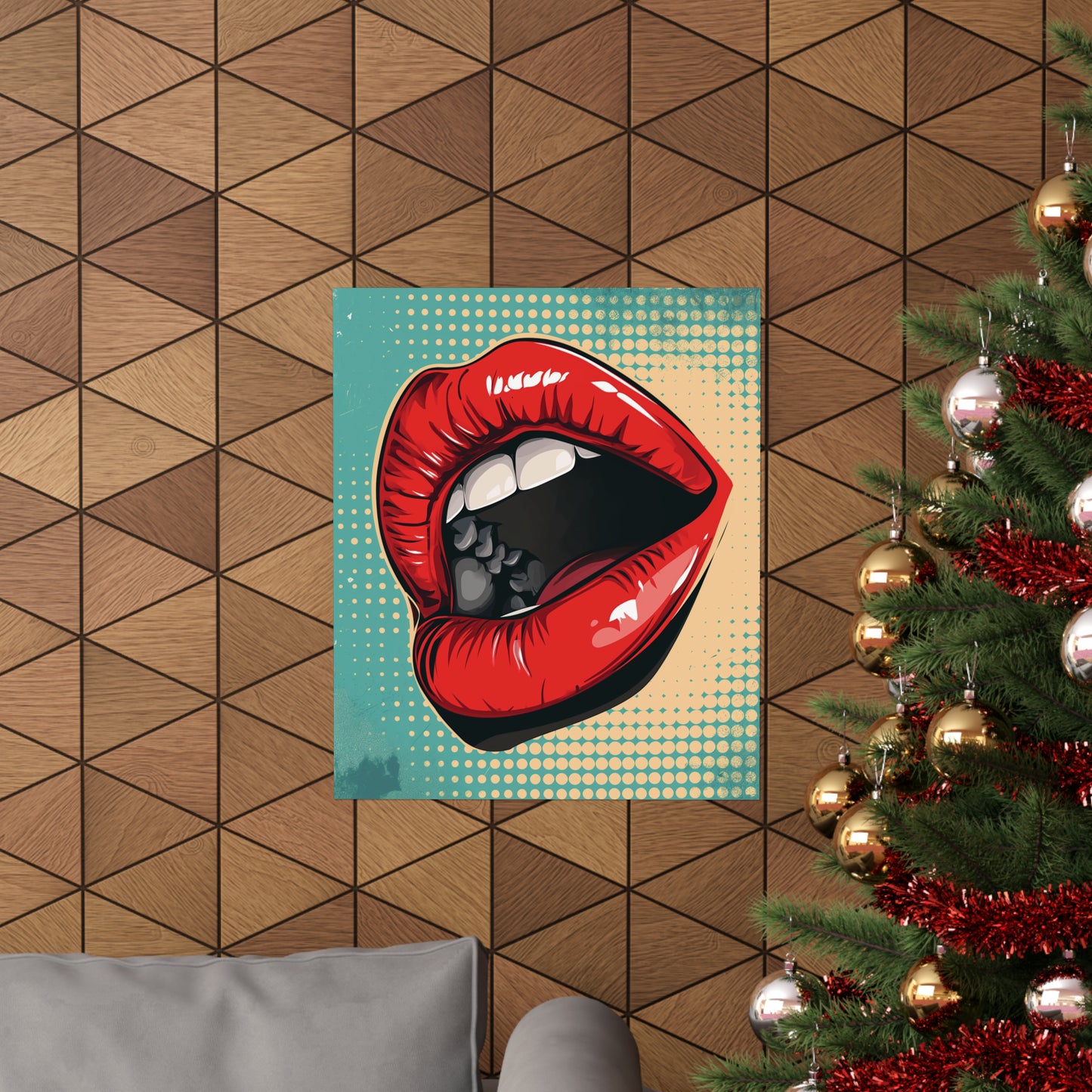 Lips 2 Matte Vertical Posters