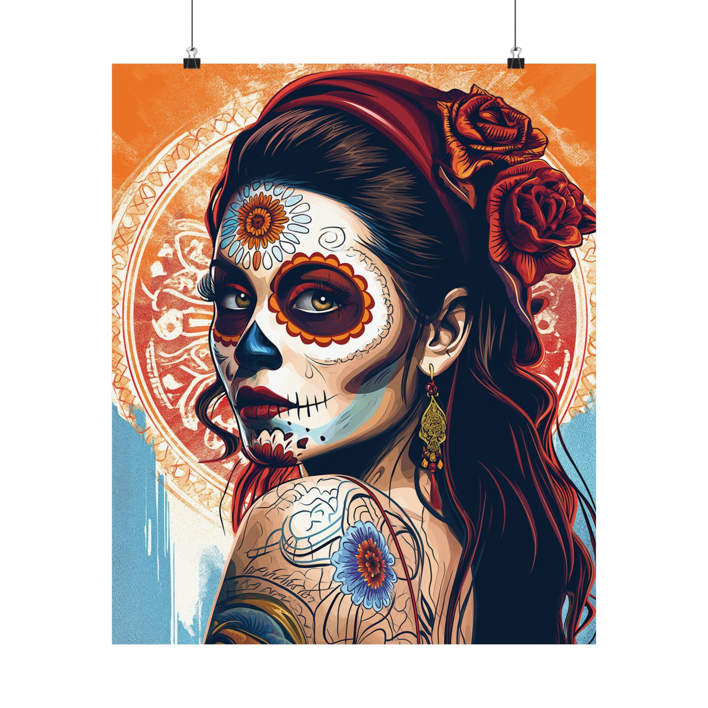 Day of the Dead 7 Matte Vertical Posters