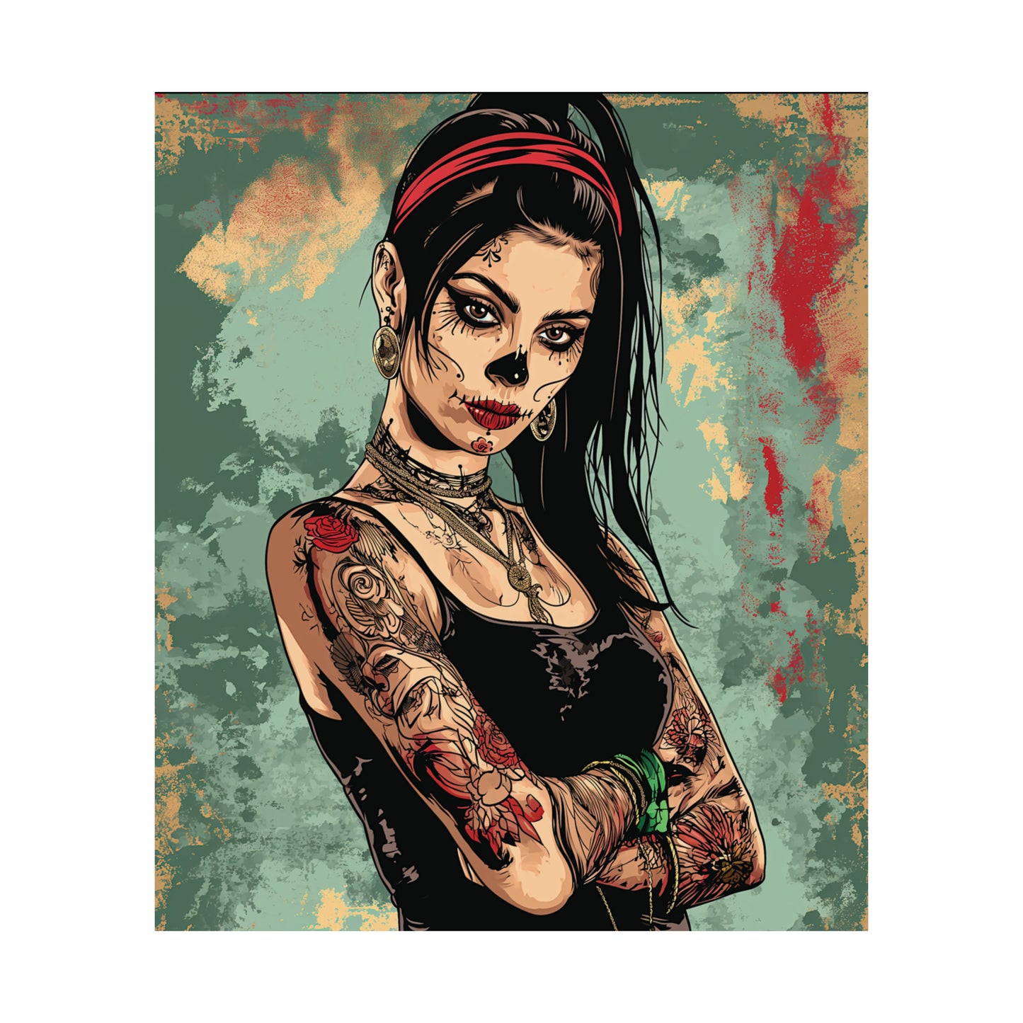 Day of the Dead 2 Matte Vertical Posters