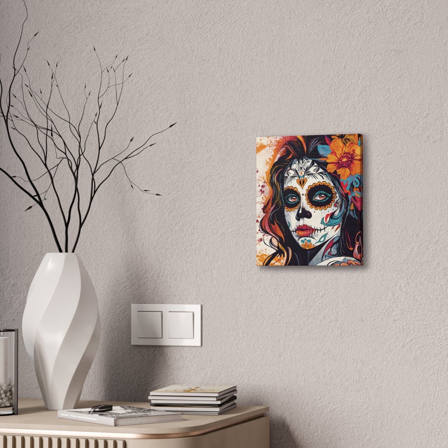 Day of the Dead 8 Canvas Stretched, 0.75"