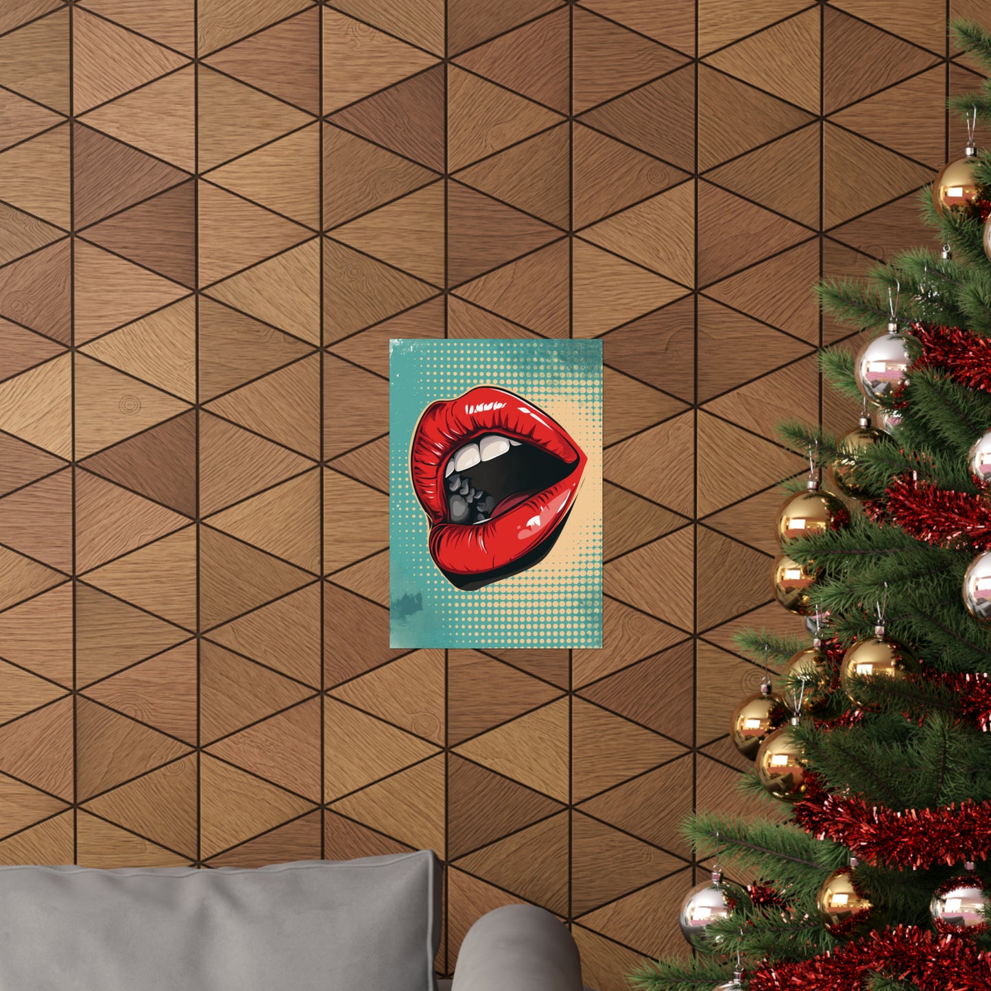 Lips 2 Matte Vertical Posters