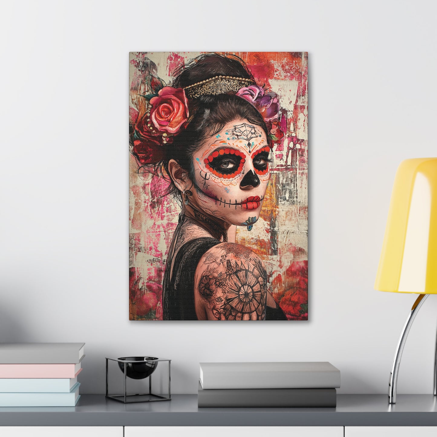 Day of the Dead 1 Canvas Stretched, 0.75"