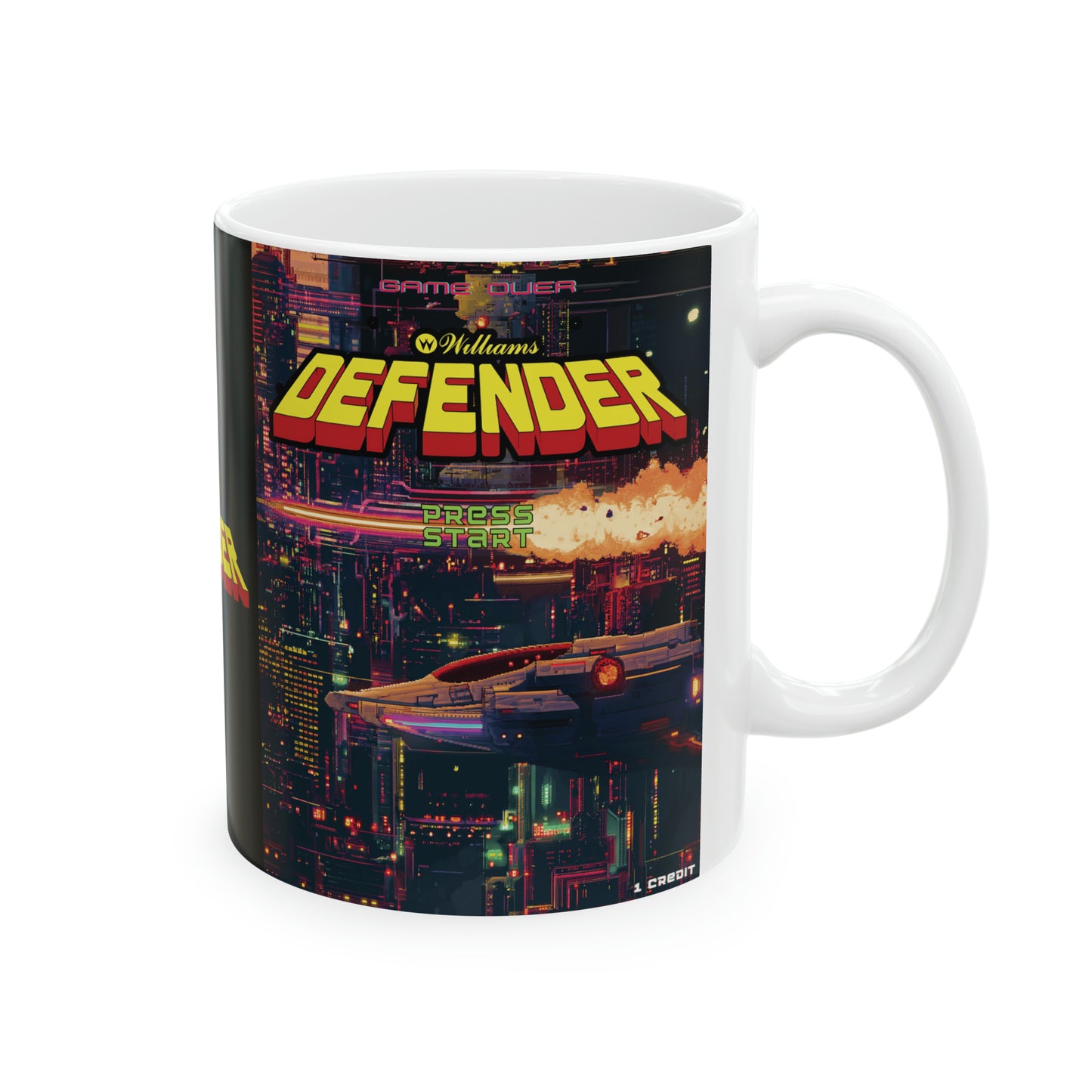 Defender Cup Ceramic Mug 11oz