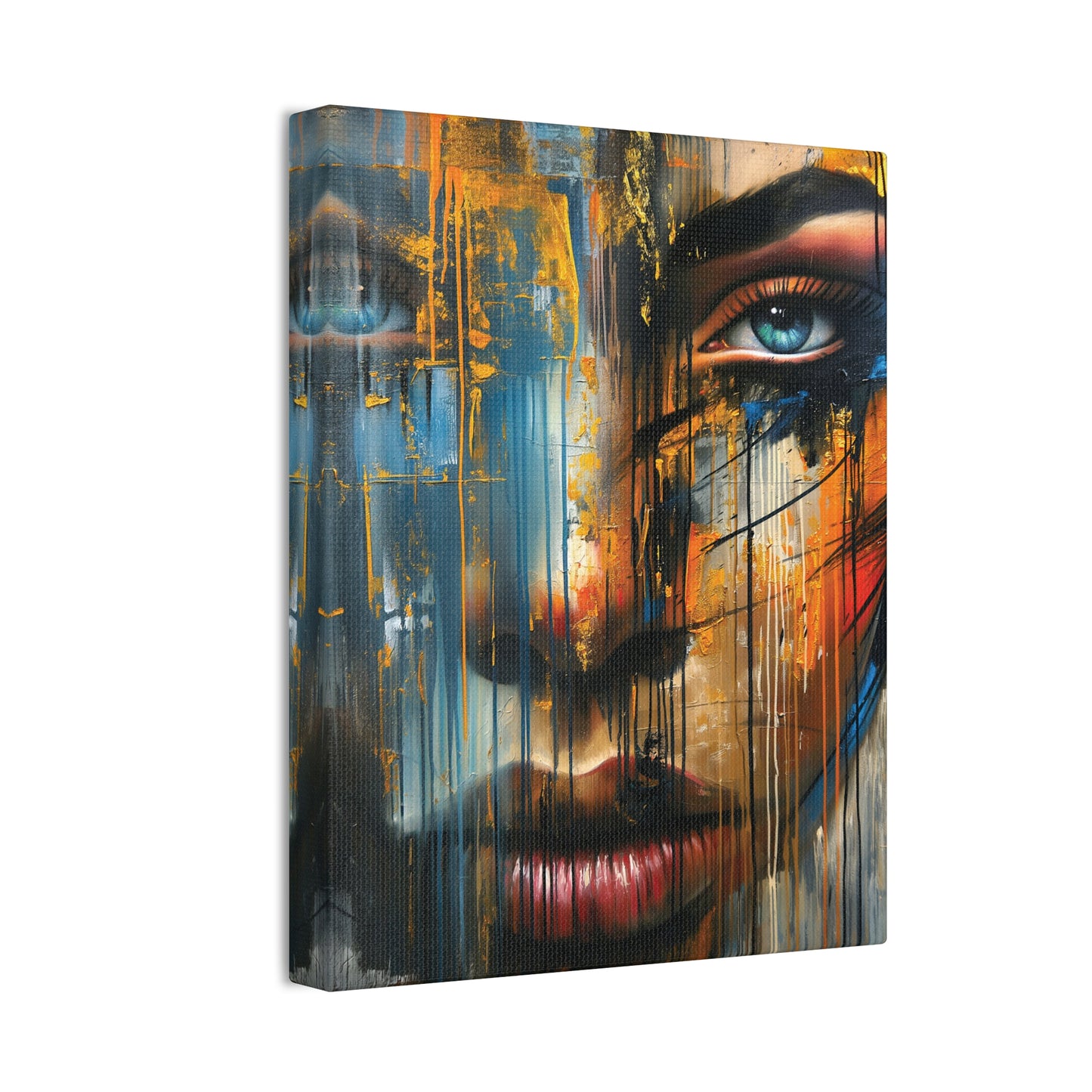 Graffiti Girl 1 Canvas Stretched, 0.75"