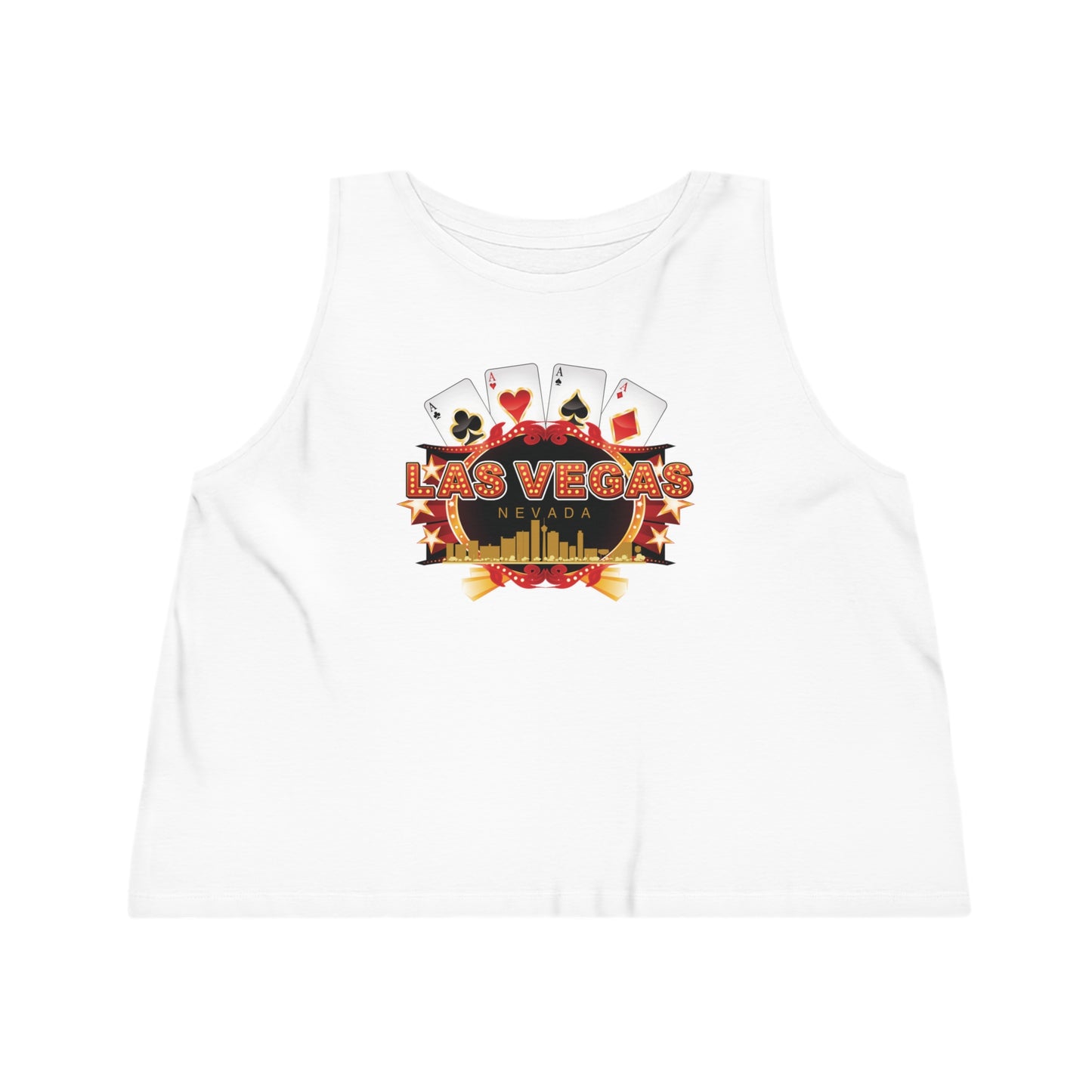 Las Vegas 1 Women's Dancer Cropped Tank Top