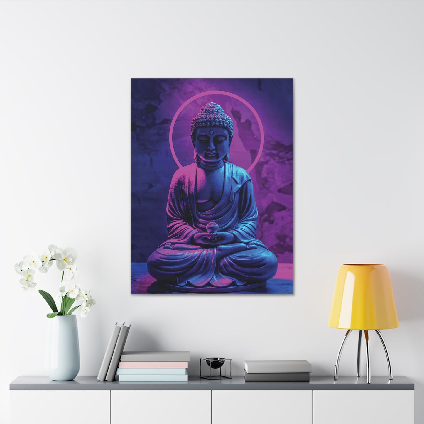 Buddha 20 Canvas Stretched, 0.75"