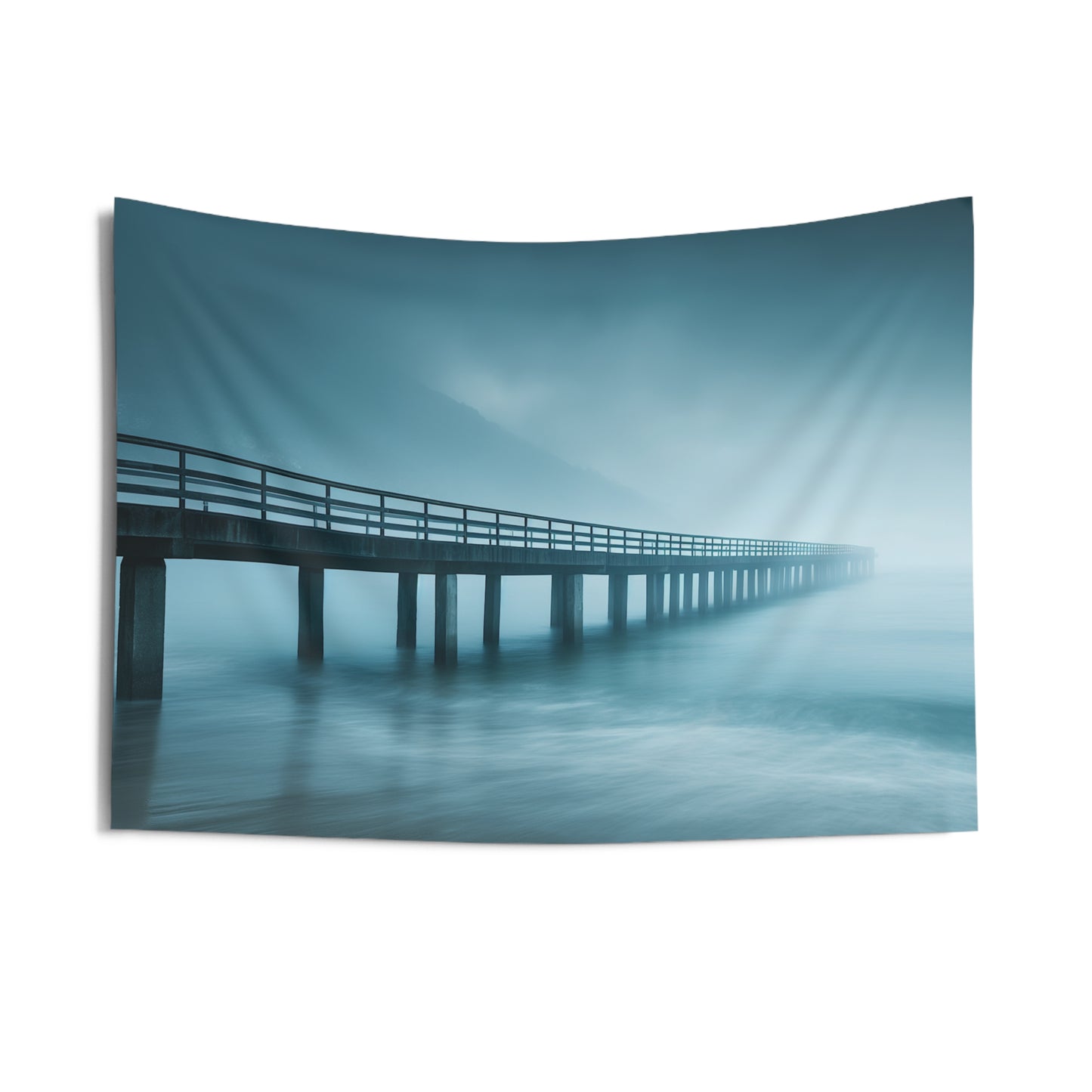 Misty Pier 1 Indoor Wall Tapestries