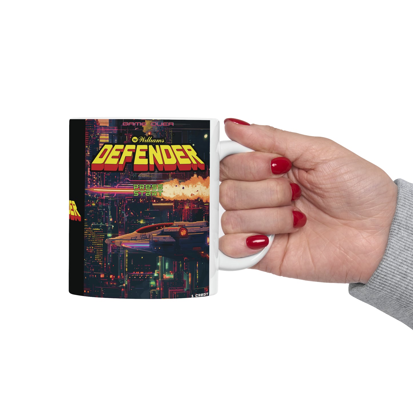 Defender Cup Ceramic Mug 11oz