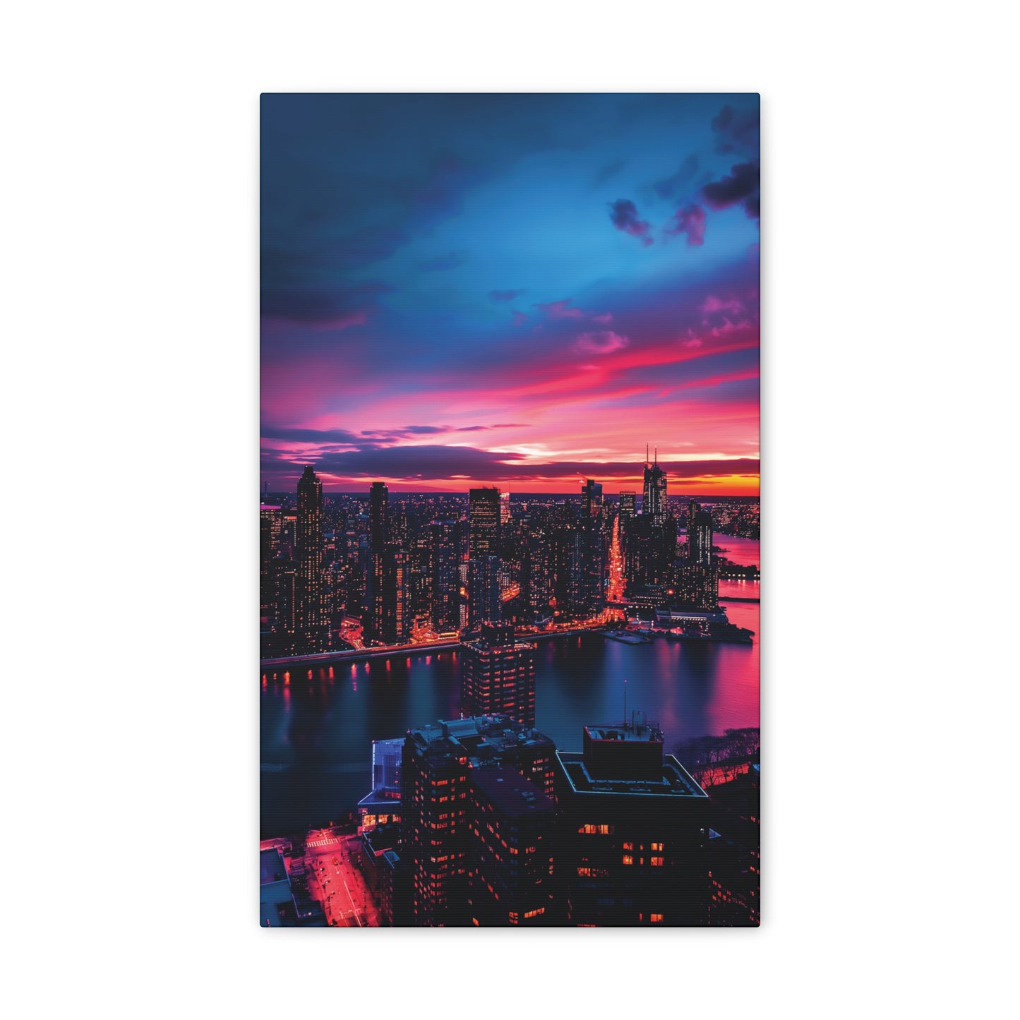 New York 2 Canvas Stretched, 0.75"