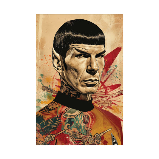 Spock 1 Matte Vertical Posters