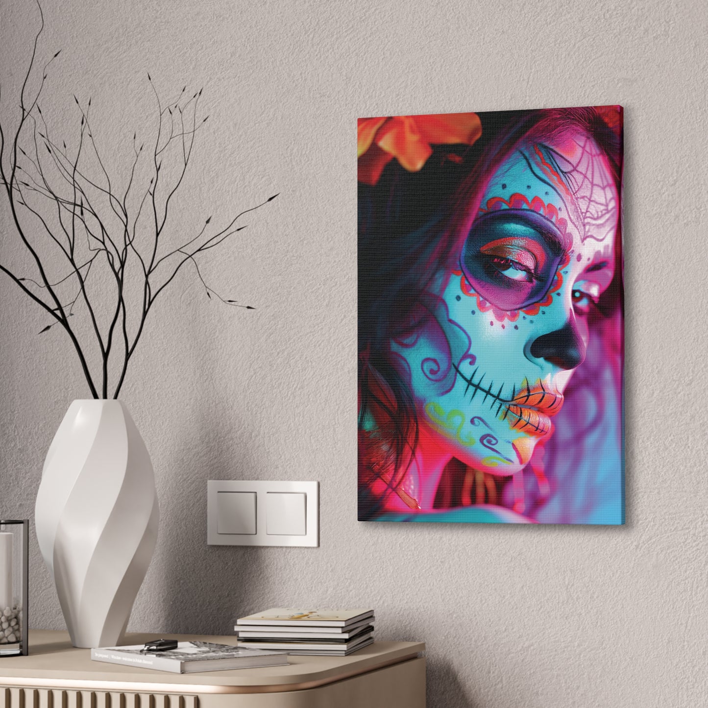 Day of the Dead 11 Canvas Stretched, 0.75"