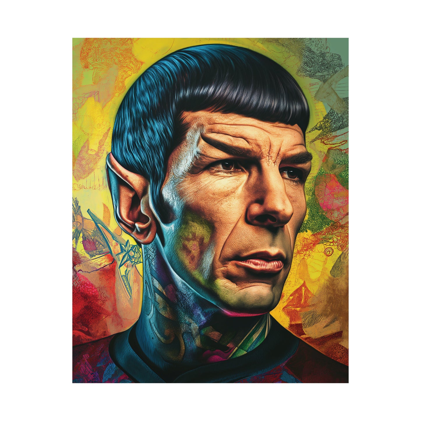 Spock 2 Matte Vertical Posters