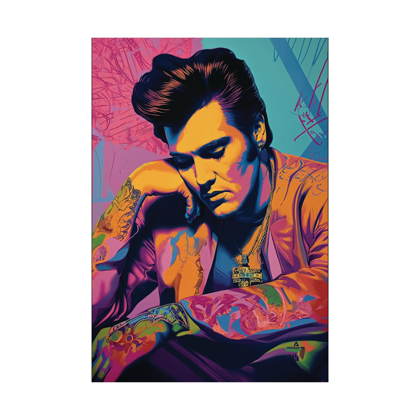 Elvis 1 Matte Vertical Posters