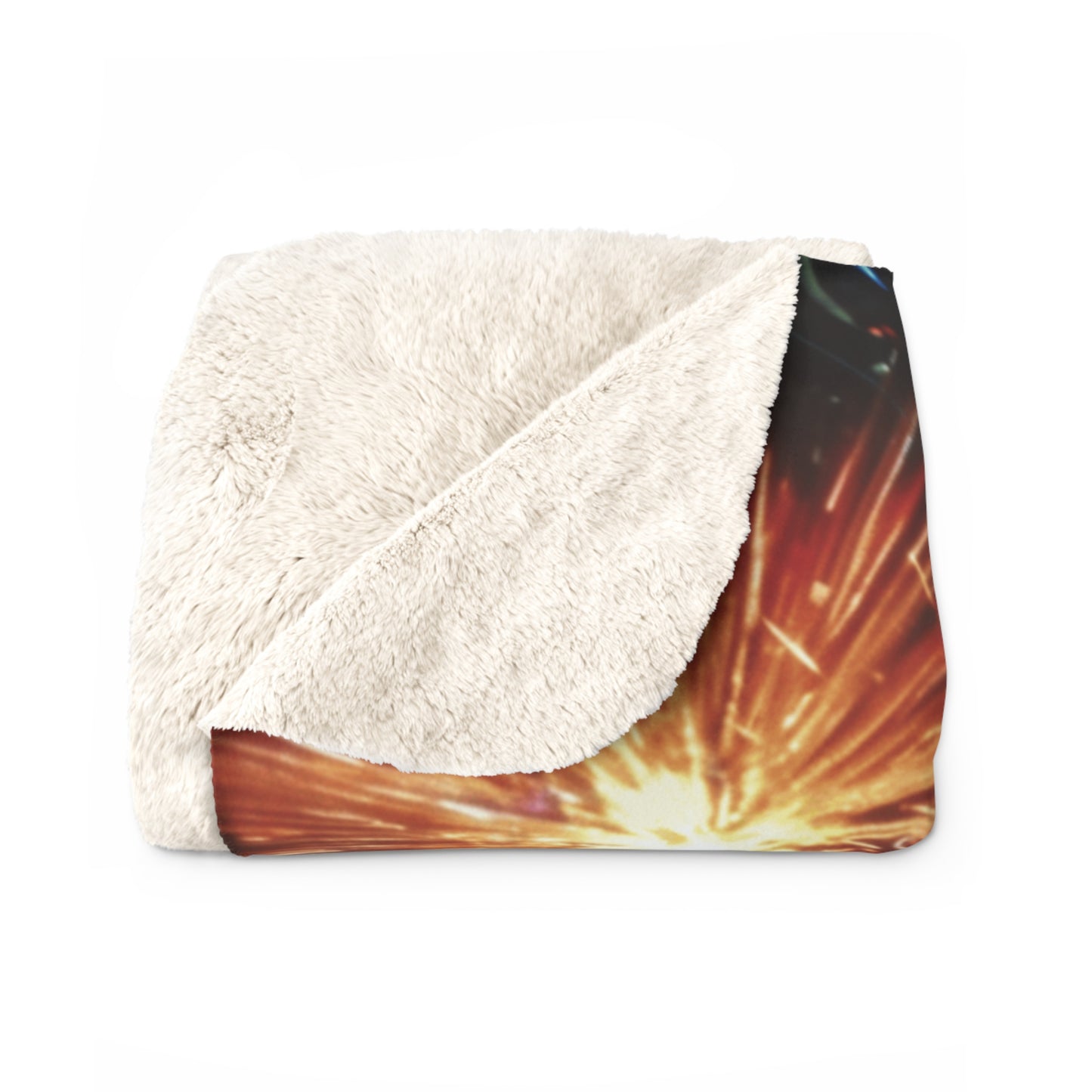 Asteroids Sherpa Fleece Blanket