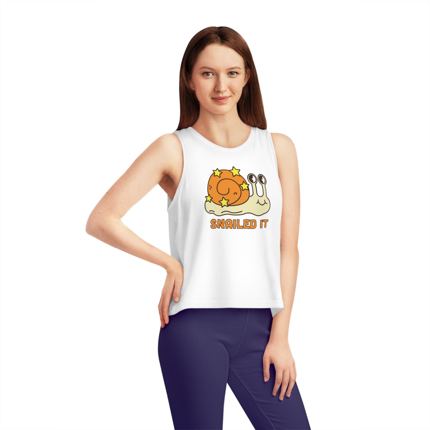 Snailed It Women's Dancer Cropped Tank Top